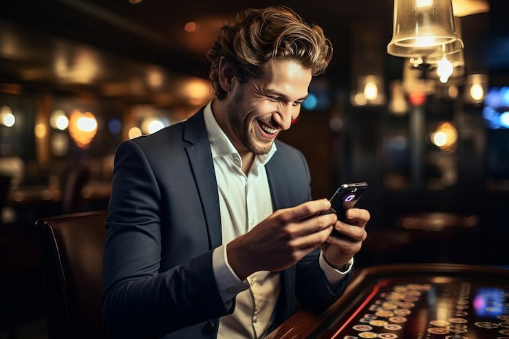 Roda American Roulette dengan dua nol (0 dan 00) di platform lautan77